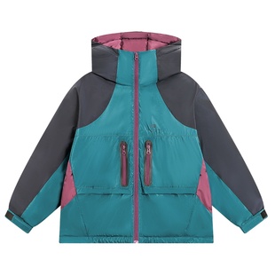 男童羽绒服儿童男款冬季加厚外套2025新款御寒男孩童装大童冲锋衣