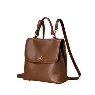 KAISER凯撒植鞣牛皮包包女新款大容量双肩包真皮女款旅行背包女包