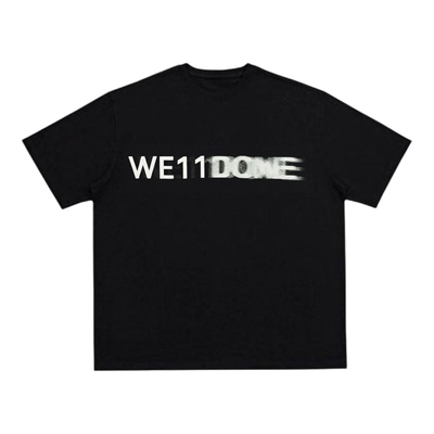 正品授权WELLDONE幻影字母短袖