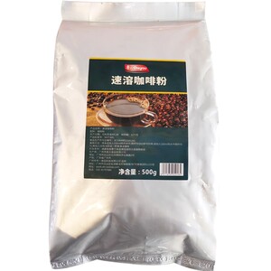 专一速溶纯咖啡粉500g无糖无奶