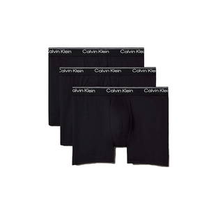 【自营】Calvin Klein/凯文克莱男士平角内裤三件套 LV00NB4410