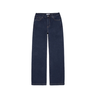 GUESS女士纯色水洗时尚休闲直筒牛仔裤-YO3D9117