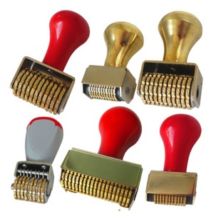 大号铜质可调日期章打码机时间印章年月日号码机生产日期金属印章