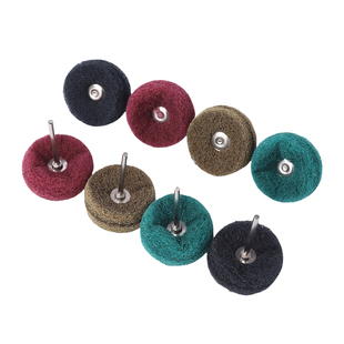 万格瑞百洁布磨头圆头带柄尼龙纤维抛光轮除锈打磨金属不锈钢拉丝