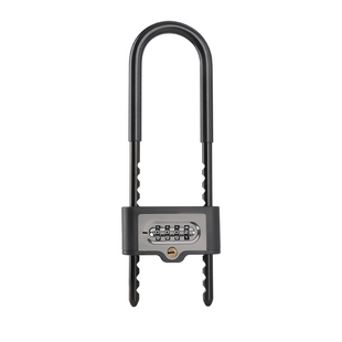 密码钥匙双开锁自行车玻璃门锁摩托车电瓶车u型密码锁商铺办公室