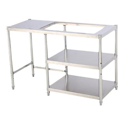 加厚不锈钢开孔三层置地式嵌入式