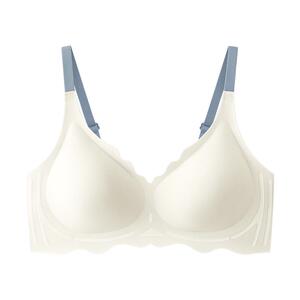 无痕内衣女士小胸聚拢显大防下垂收副乳无钢圈美背运动薄款文胸罩