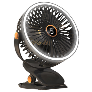 志高小桌面风扇电风扇小型静音夹式usb充电办公室学生宿舍床上超长续航迷你风扇便携式随身户外车载循环2025