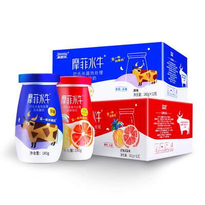 摩菲水牛酸奶180g*10瓶/箱