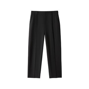 黑色裤子 德国机织四面弹一体织绒 久穿如新加厚休闲裤男士冬季