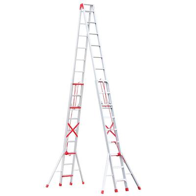 步步稳铝合金伸缩人字梯
