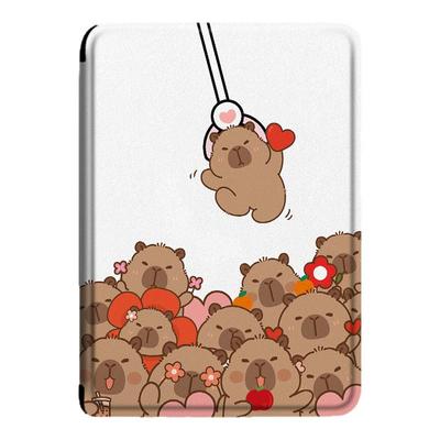 电子书保护套适用kindle阅读器paperwhite线条小狗scribe卡皮巴拉kpw4/5/6寸oasis3/2第11代958/voyage1499壳