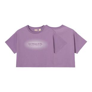 商场同款Levi's李维斯夏季女士美式短款褪色辣妹风短袖T恤0018K