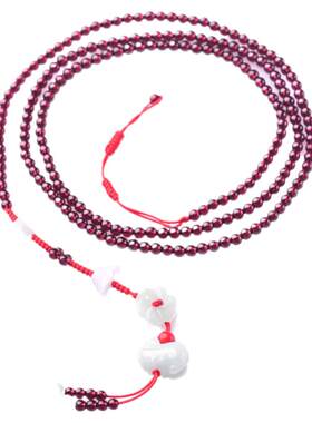 天然石榴石腰链女玉石生肖真安顺