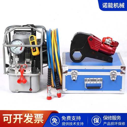 厂家供应电动扭矩扳手铝钛合金中空式液压扳手驱动式液压扭力扳手