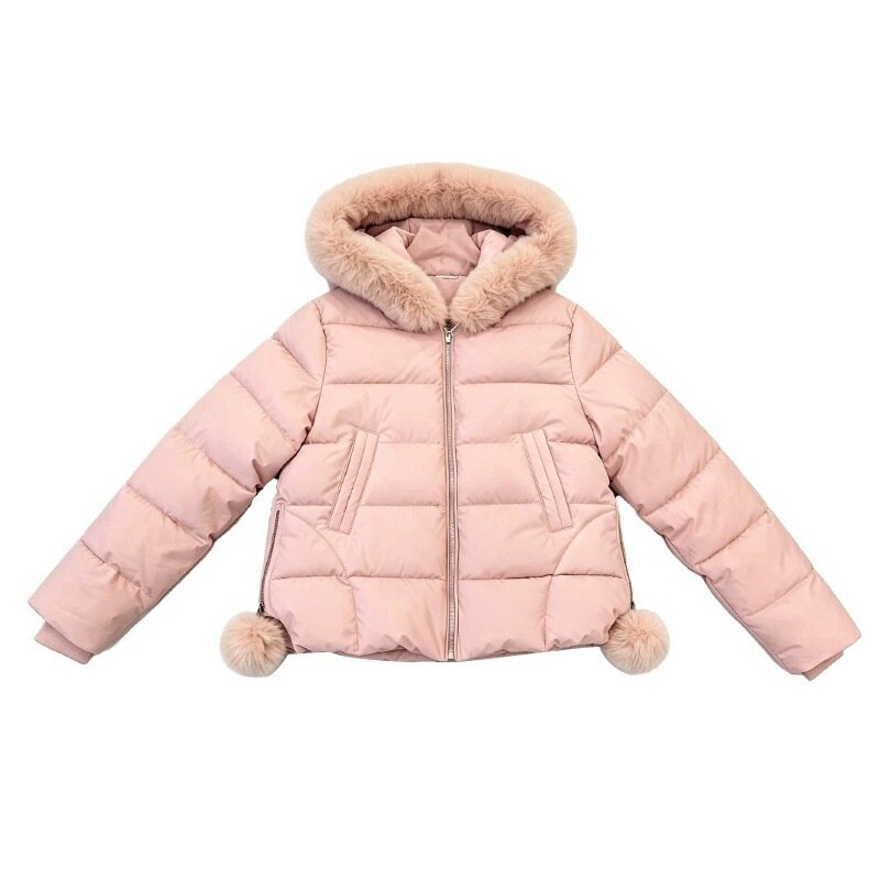 冬季加厚修身短款羽绒棉女棉服