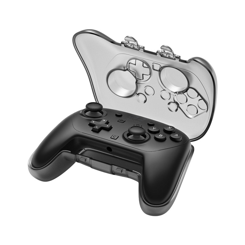 新得利任天堂Switch2Pro手柄保护壳NS2手柄收纳盒全包一体式硬壳Pro2手柄抗压防摔透明保护套二代周边配件