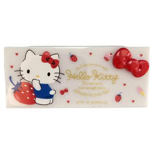 日本三丽鸥kitty 便携棉签盒牙线创口贴首饰收纳盒随身卡通小盒子