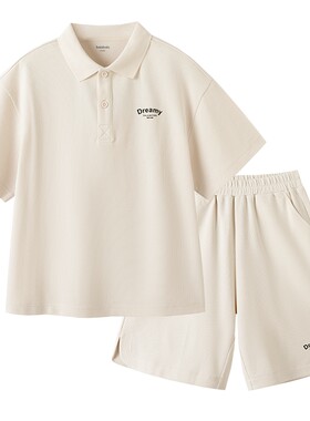 巴拉巴拉运动套装polo衫夏季衣服