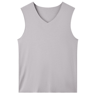 曼妮芬男士MW1保暖背心含羊毛抗菌抗静电远红外内穿冬季打底上衣