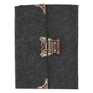 手工制作密码锁笔记本6孔活页学生记事本商务日记本学生礼物空白