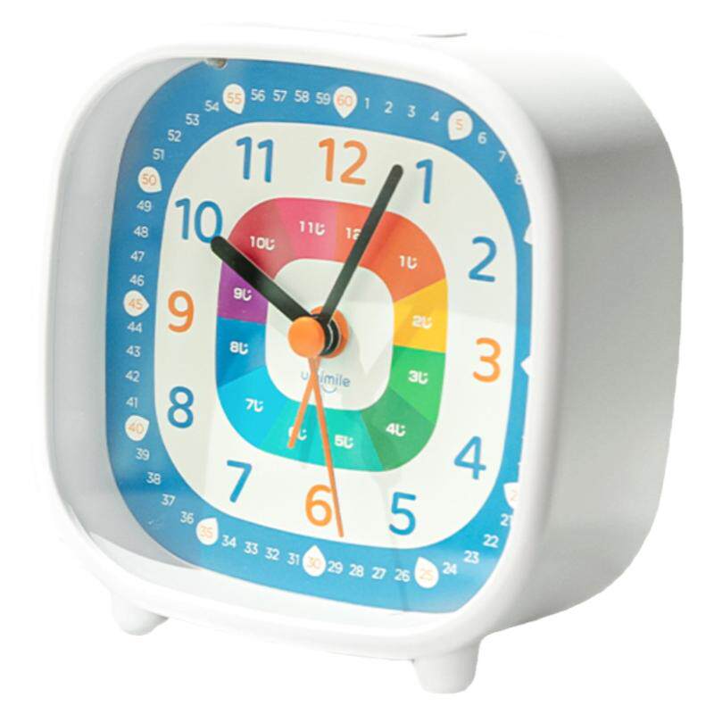 儿童闹钟学生专用起床神器男女孩静音时钟学习早教摆台式钟表桌面
