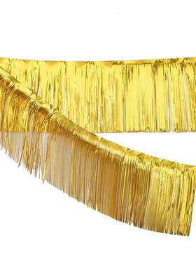 ins流苏雨丝帘儿童周岁生日场景布置装饰拉旗毕业圣诞结婚纪念日