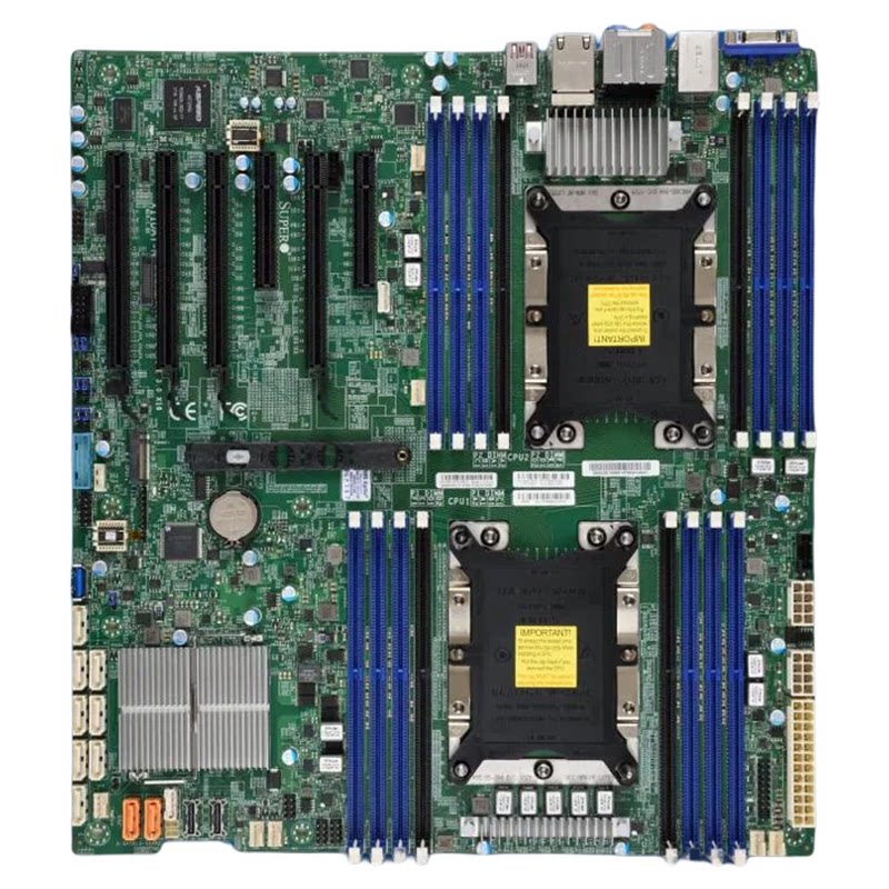 超微X11DAI-N 双路服务器主板LGA3647针至强1/2代C621芯片组E-ATX