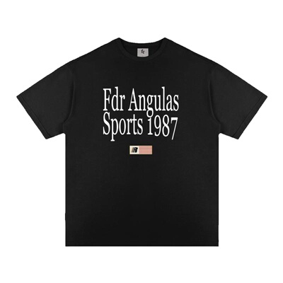 FDR官方店旗帜1987印花短袖t恤