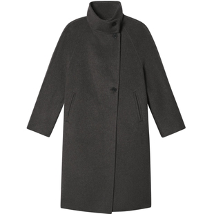 【周雨彤同款】诗篇专选立领骆驼绒大衣羊毛双面呢外套女冬款