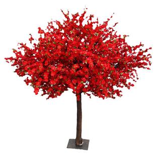 仿真桃花树大型假桃树商场装饰树新年祈福红包许愿树婚庆室内造景