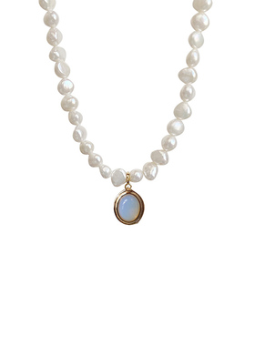 多戴法s925纯银天然女巴洛克珍珠