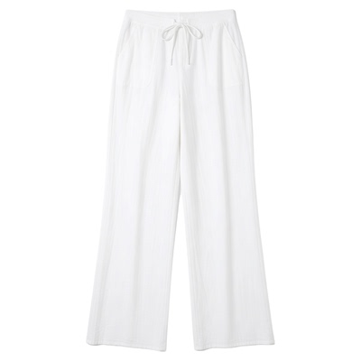 Women's High Waist Wide Leg Pants Cotton Linen Casual Pants
