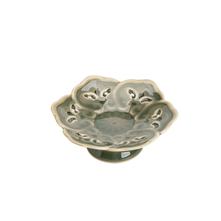 圭隐堂 中式复古陶瓷茶托杯垫越窑青瓷杯托茶垫家用功夫茶道零配