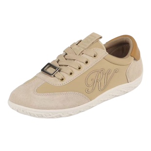 新款RV真皮平底系带休闲运动鞋复古德训鞋阿甘鞋单鞋小白鞋女鞋