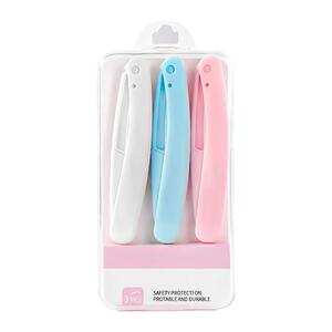莱可利折叠式修眉刀安全型初学者女刮眉毛刀片男士女士通用全套装