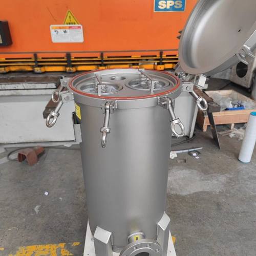 供应不锈钢多袋式过滤器 经济款铰链掀盖大流量袋式过滤机