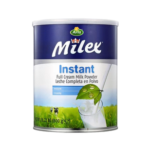 丹麦Arla Milex阿拉美力滋全脂速溶高钙奶粉青少年成人早餐奶800g