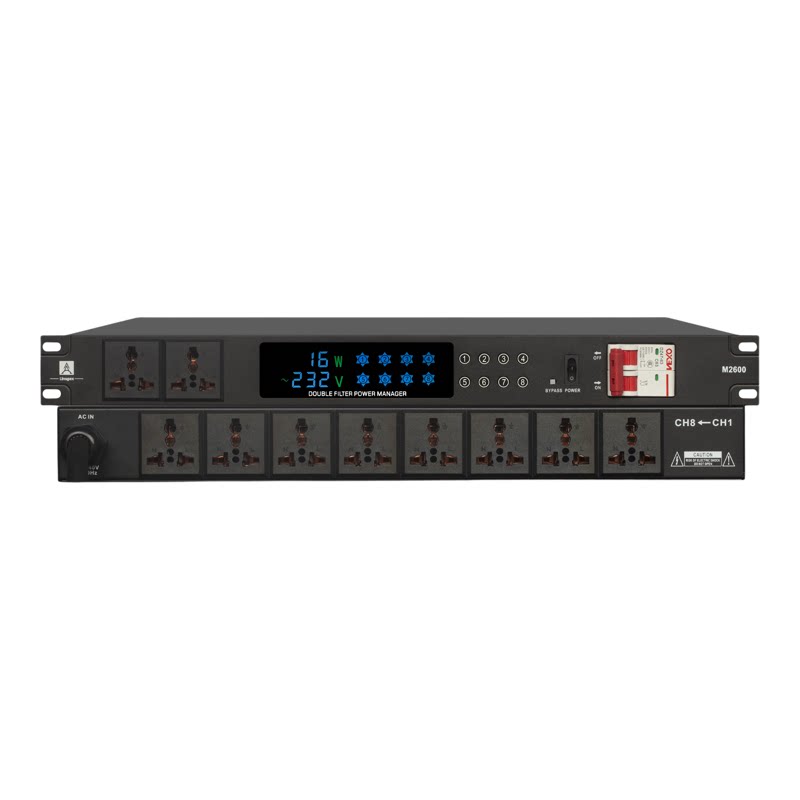 专业音响电源时序器带滤波舞台演出工程8路10路大功率一键开关机