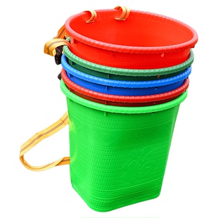 塑料背篓编织熟胶背兜牛筋筐双肩竹编大号小背篼大人赶集买菜农用