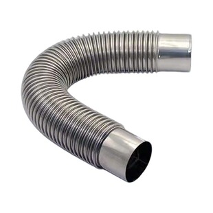 强排直排烟道式燃气煤气热水器排烟管家用天然气不锈钢波纹排气管