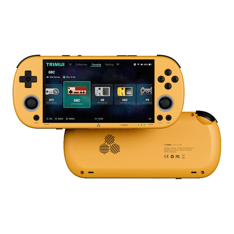 TRIMUI SMART PRO S 吹米开源掌机游戏机全志A523GPU提升2.5倍畅玩更流畅复古经典游戏GBA街机男生礼物