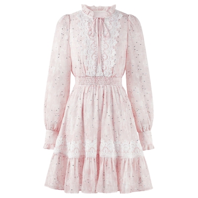 MISSCOCOON可可尼蕾丝花边连衣裙