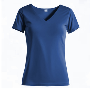 V领2024新款纯白色t恤女短袖夏季纯棉显瘦打底衫体恤修身紧身纯色