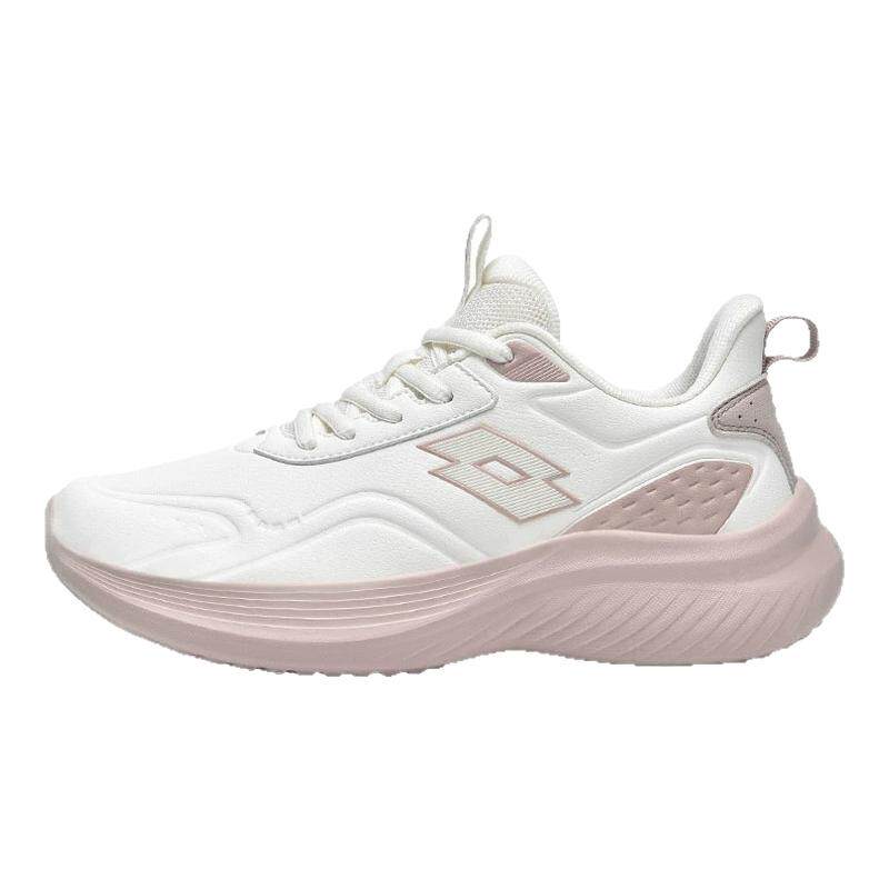 LOTTO乐途女鞋2025夏秋季轻便透气网面运动鞋粉色百搭竞速跑步鞋