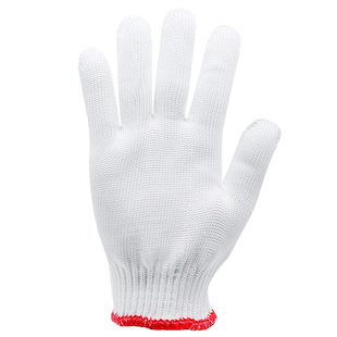 尼龙线手套劳保耐磨工作批发白棉纱针织修车男工人地干活加厚机械