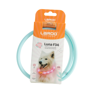 莱诺灯带狗狗led吊坠发光项圈安全灯宠物硅胶USB充电夜光遛狗神器