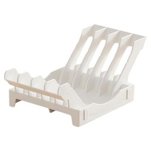 餐盘收纳架碗碟沥水架立式碟子盘子分隔架托厨房置物架柜内碗碟架