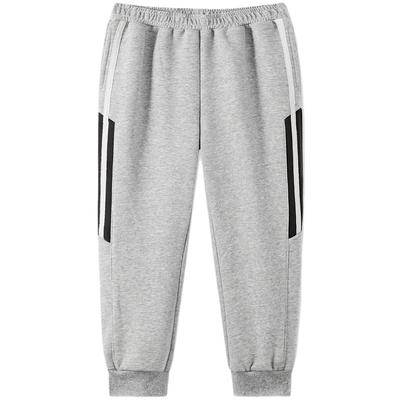 清仓MDQ童装男大童加绒针织长裤25冬季新款儿童休闲保暖裤子