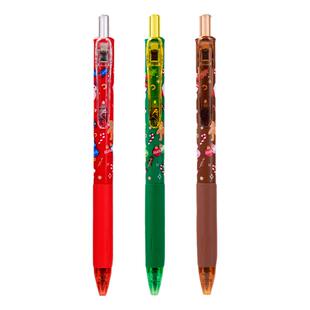 【圣诞节限定】点石制笔速干中性笔圣诞礼物文具0.5中性笔礼品按动签字笔笔记用闺蜜笔礼品奖励可爱卡通超萌